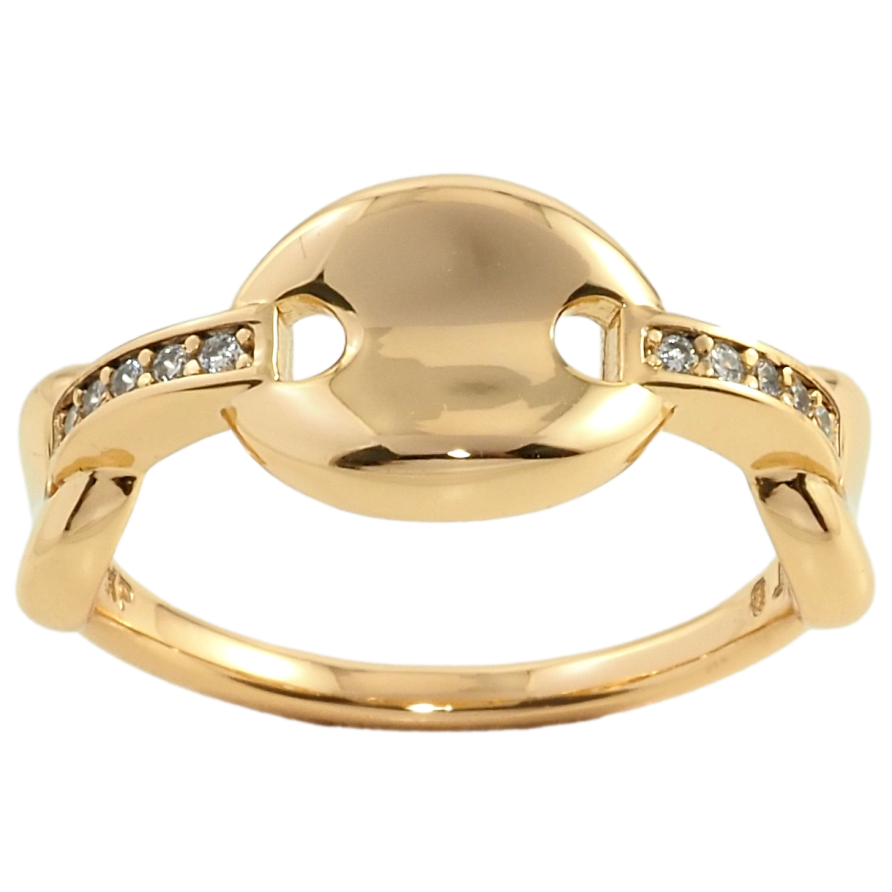 Кольцо Xuping Позолота 18K Декоративное с цирконием фото №1