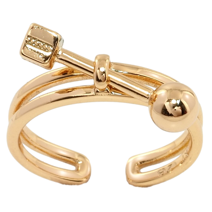 Кольцо Xuping Позолота 18K Модерн фото №18