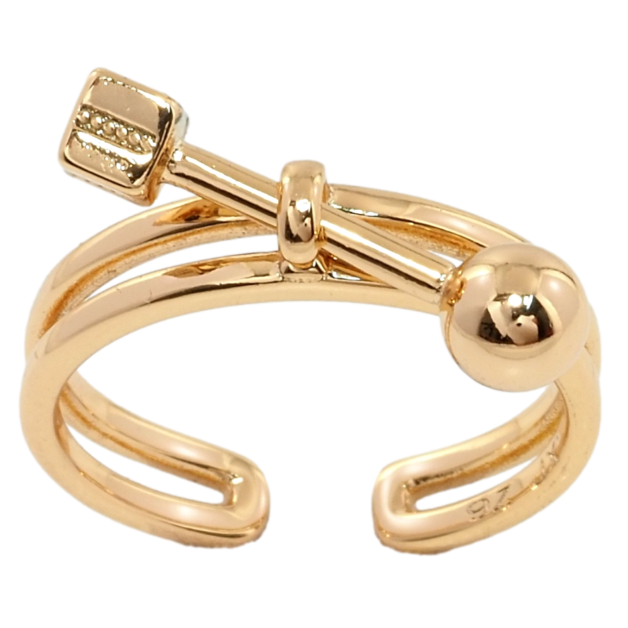 Кольцо Xuping Позолота 18K Модерн фото №1