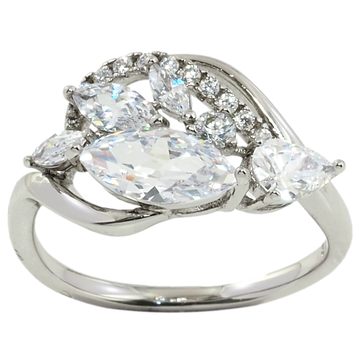 Каблучка Xuping Родій Кришталева розкіш фото №18