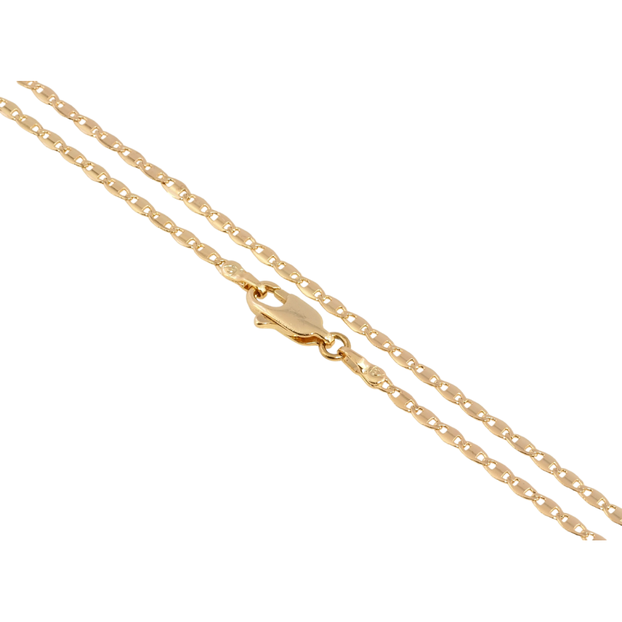 Ланцюжок Xuping Позолота 18K Плетіння Морський ланцюг довжина 45см х 2мм фото №1