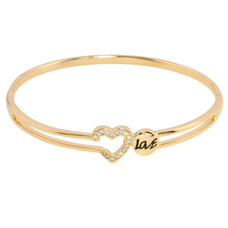 Браслет Xuping Позолота 18K Сердечко Love ø 5,7см фото №23