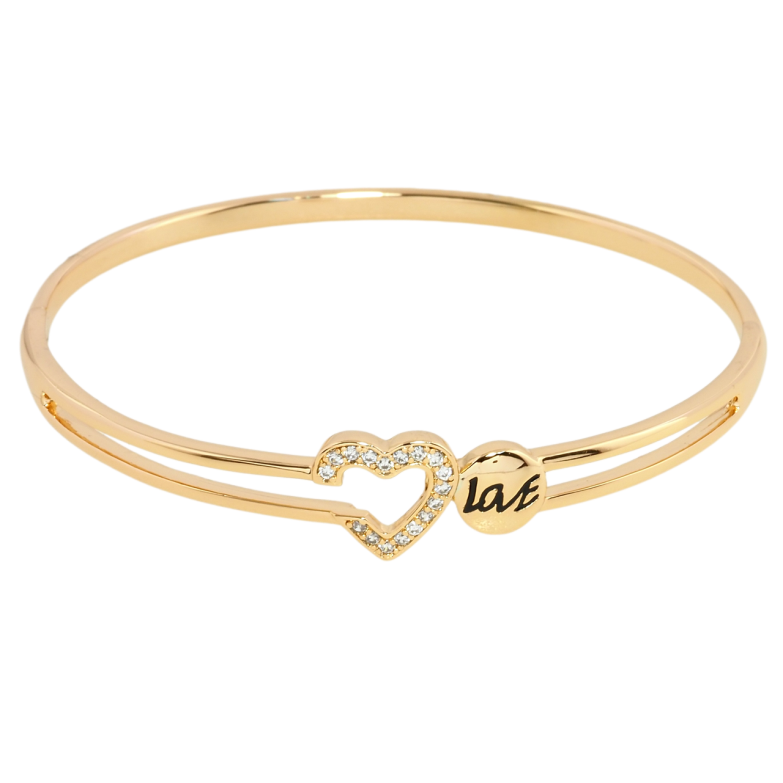 Браслет Xuping Позолота 18K Сердечко Love ø 5,7см фото №1