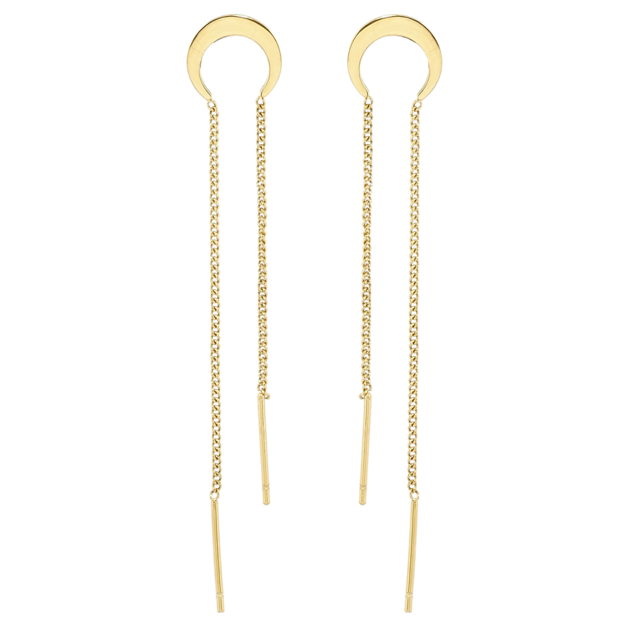 Серьги Xuping TTM Stainless Steel цвет 14K пусеты Декоративные подвески фото №1