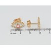 Серьги Xuping Позолота 18K пусеты Оберег Глаз Фатимы фото №2 Серьги Xuping Позолота 18K пусеты Оберег Глаз Фатимы фото №2