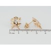 Сережки Xuping Позолота 18K пусети Авангард фото №2 Сережки Xuping Позолота 18K пусети Авангард фото №2