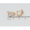 Сережки Xuping Позолота 18K англійський замок Кристальний блиск фото №2 Сережки Xuping Позолота 18K англійський замок Кристальний блиск фото №2