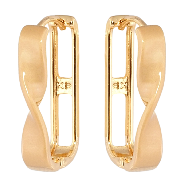 Серьги Xuping Позолота 18K колечки Декоративные покрашенные эмалью фото №2