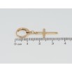 Сережки Xuping Позолота 18K підвіски на колечках Хрестики фото №2