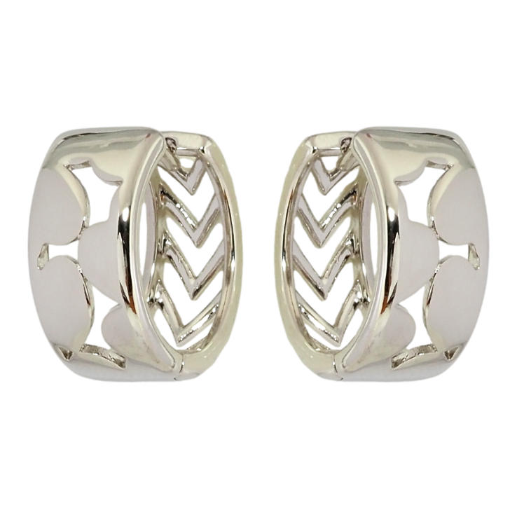 Серьги Xuping Родий колечки Декоративный резной узор фото №23