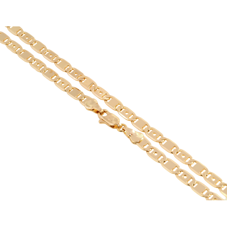 Цепочка Xuping Позолота 18K Плетение Морская цепь длина 45см х 5мм фото №1