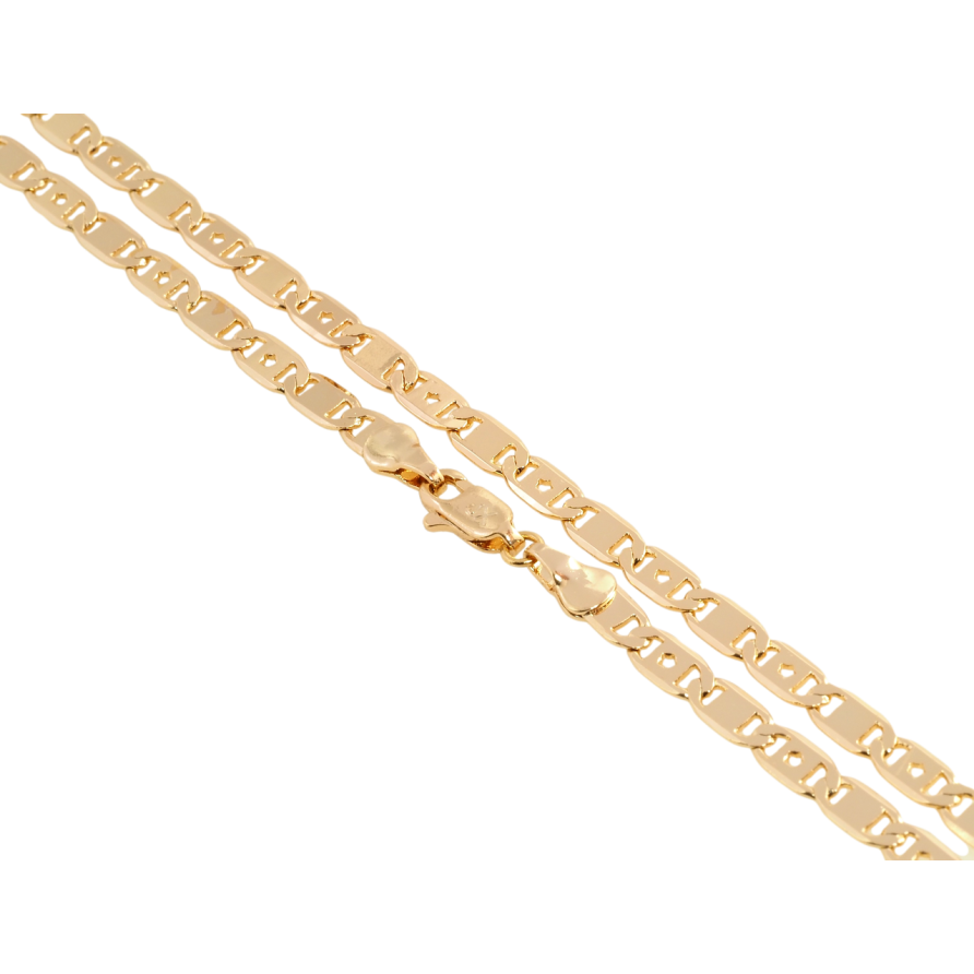 Ланцюжок Xuping Позолота 18K Плетіння Морський ланцюг довжина 45см х 5мм фото №1