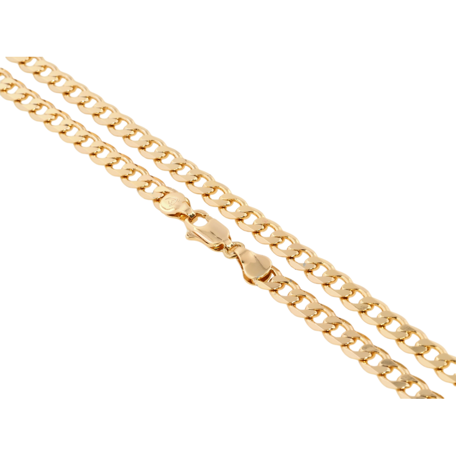 Цепочка Xuping Позолота 18K Плетение Панцирное длина 49см х 5мм фото №1