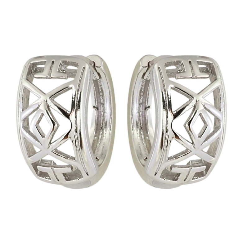 Сережки Xuping Родій колечка Різний орнамент фото №1