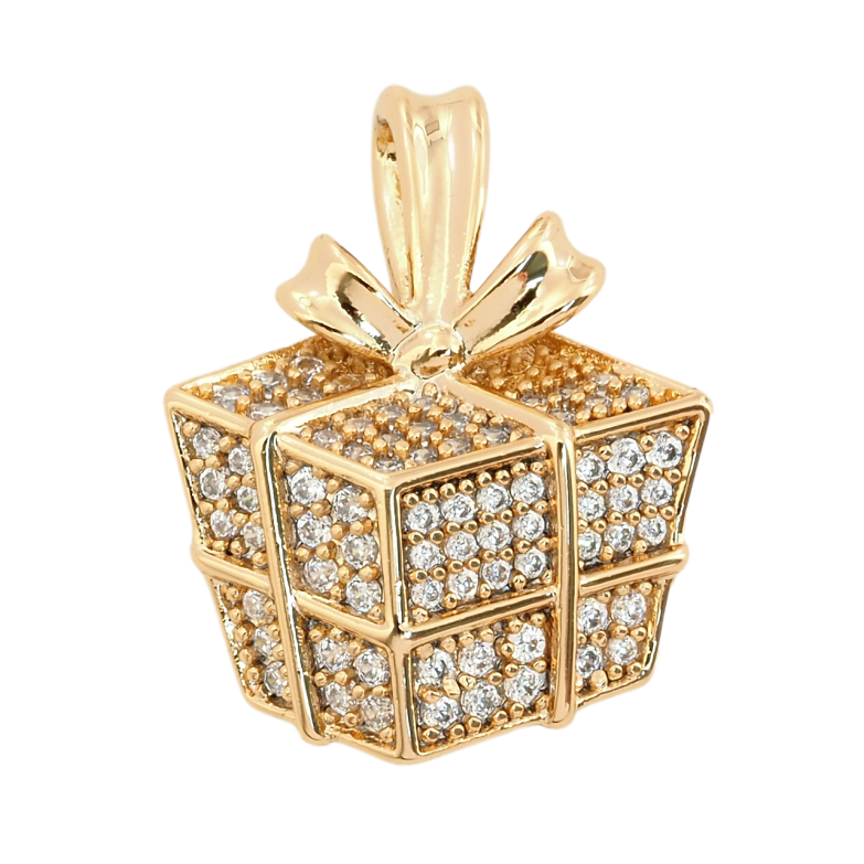 Кулон Xuping Позолота 18K Подарунок інкрустація цирконієм для ланцюжка до 3мм фото №1