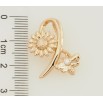 Кулон Xuping Позолота 18K Квіточка з бджолою для ланцюжка до 3мм фото №2