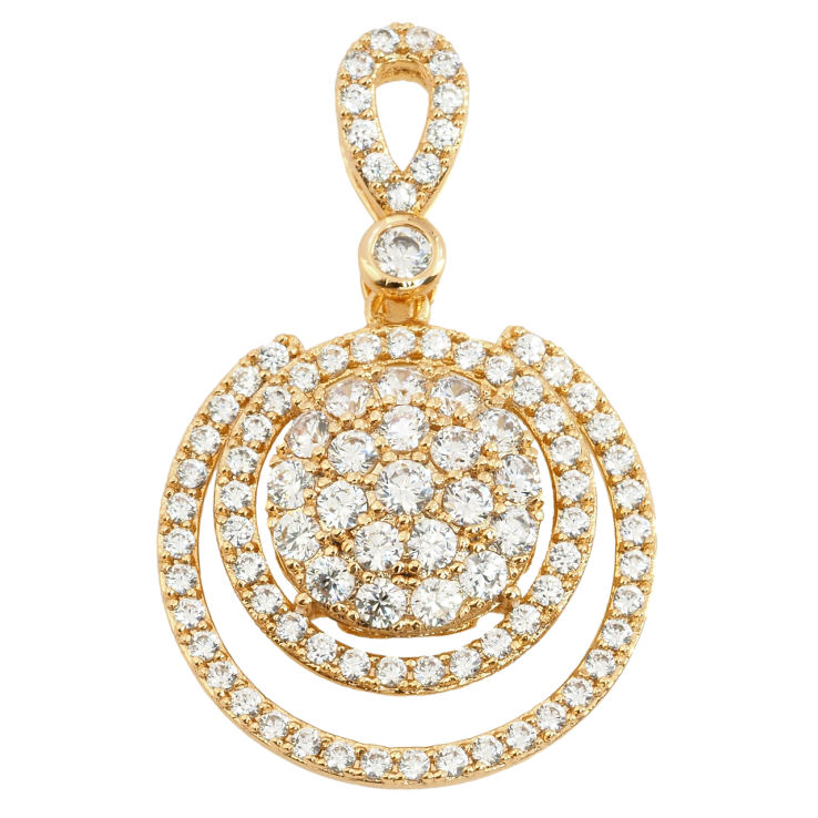 Кулон Xuping Позолота 18K Інкрустація цирконієм для ланцюжка до 4мм фото №7