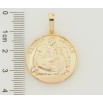 Кулон Xuping Позолота 18K Ладанка Свята Цецилія Покровителька музикантів, молись за нас для ланцюжка до 7мм фото №2 Кулон Xuping Позолота 18K Ладанка Свята Цецилія Покровителька музикантів, молись за нас для ланцюжка до 7мм фото №2