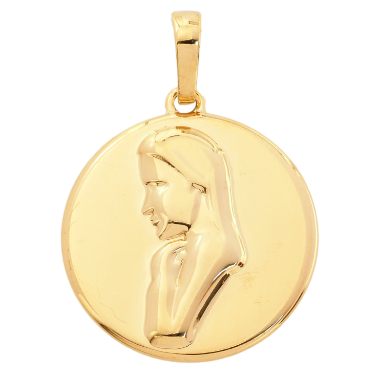 Кулон Xuping Позолота 18K Ладанка Мати Тереза для ланцюжка до 6мм фото №9 Кулон Xuping Позолота 18K Ладанка Мати Тереза для ланцюжка до 6мм фото №9