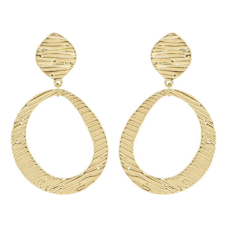 Серьги Xuping TTM Stainless Steel цвет 14K пусеты Декоративные подвески фото №9