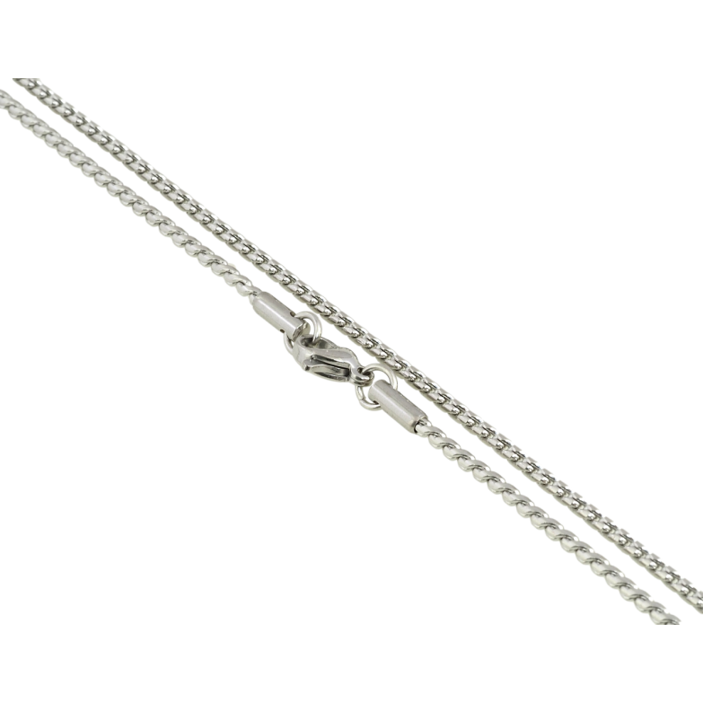 Ланцюжок Xuping ТТМ Stainless Steel колір Родій Плетіння Серпантин довжина 45см х 2мм фото №15