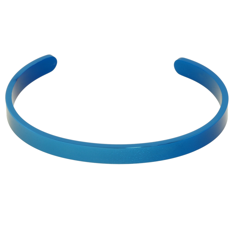 Браслет Xuping ТТМ Stainless Steel цвет Blue Классика ø 6см фото №1