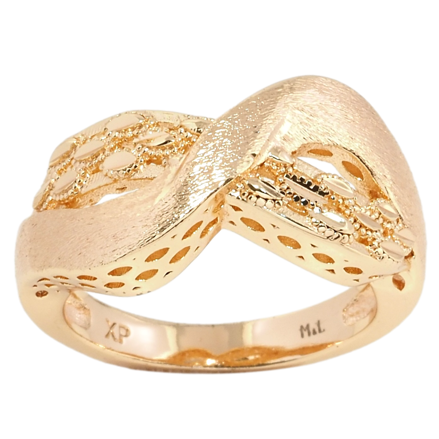 Каблучка Xuping M&L Колір 18К Декоративний візерунок з крокреню фото №1