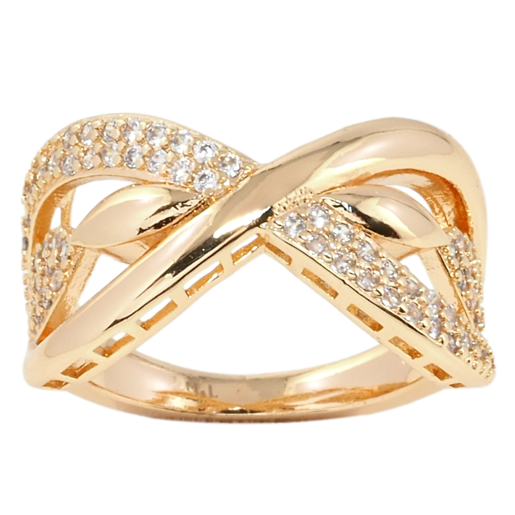 Каблучка Xuping M&L Колір 18К Орнамент із інкрустацією цирконієм фото №24