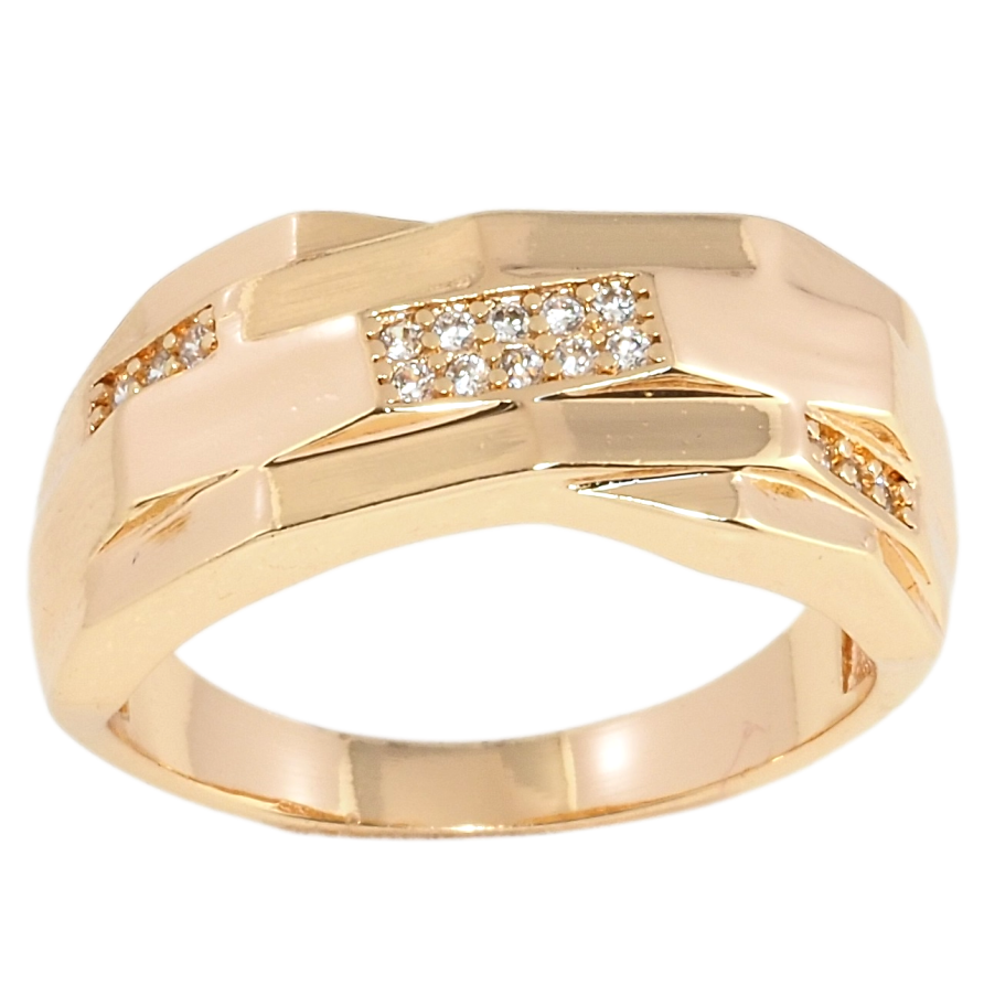 Каблучка Xuping M&L Колір 18К Декоративний візерунок із цирконієм фото №1