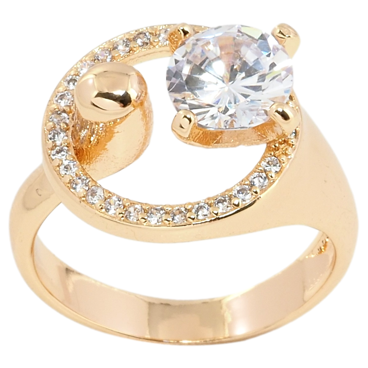 Каблучка Xuping M&L Колір 18К Коло з фіанітом фото №18