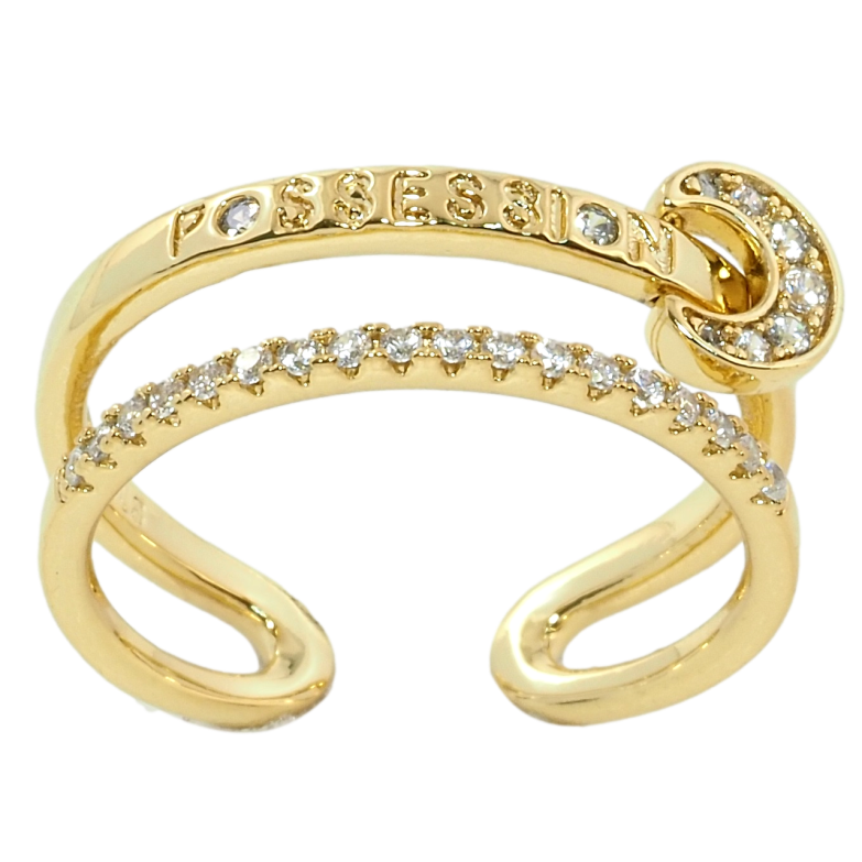 Каблучка Xuping QQMМ Позолота 14K Possession фото №1