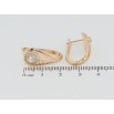Сережки Xuping Позолота 18K англійський замок Інкрустація цирконієм фото №2
