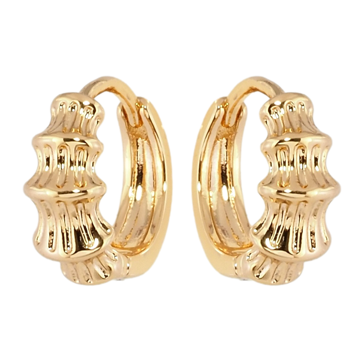 Серьги Xuping Позолота 18K колечки Декоративные фото №17