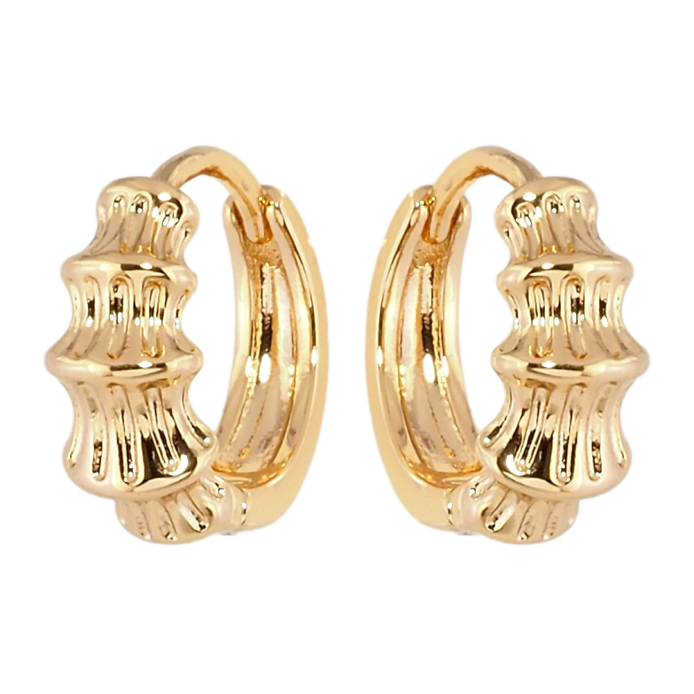 Сережки Xuping Позолота 18K колечка Декоративні фото №10