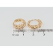 Серьги Xuping Позолота 18K колечки Декоративные фото №2