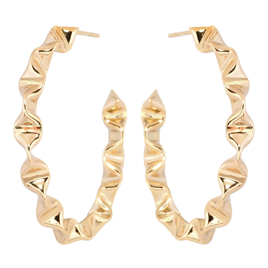 Серьги Xuping Позолота 18K пусеты Фигурные дуги фото №1 Серьги Xuping Позолота 18K пусеты Фигурные дуги фото №1