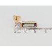 Серьги Xuping Позолота 18K пусеты Кристальные подвески с фианитом хамелеон фото №2 Серьги Xuping Позолота 18K пусеты Кристальные подвески с фианитом хамелеон фото №2