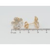 Серьги Xuping Позолота 18K пусеты Цветочки инкрустация цирконием фото №2 Серьги Xuping Позолота 18K пусеты Цветочки инкрустация цирконием фото №2