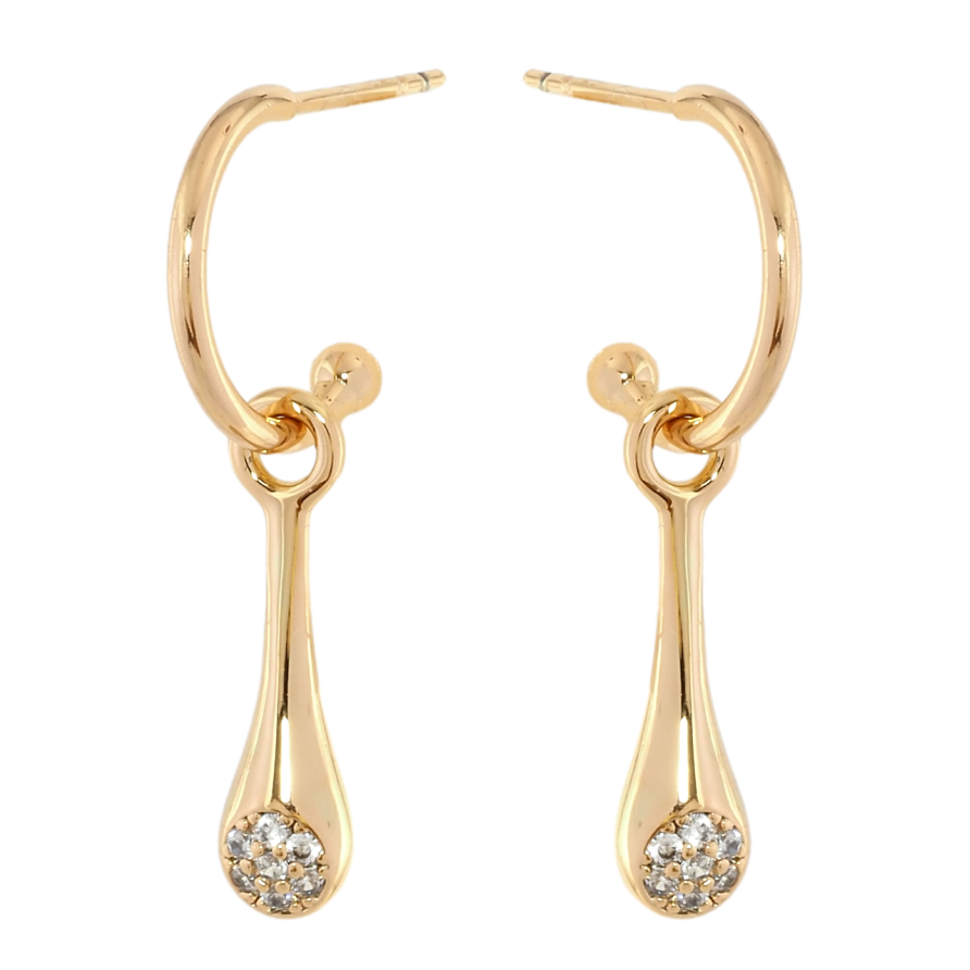 Серьги Xuping Позолота 18K пусеты Декоративные подвески на дужках 2 в 1 фото №1 Серьги Xuping Позолота 18K пусеты Декоративные подвески на дужках 2 в 1 фото №1