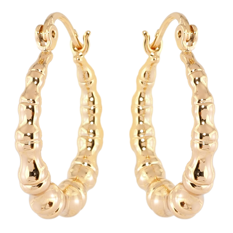 Сережки Xuping Позолота 18K замок-шпилька Фігурні кільця ø 2.4см фото №2 Сережки Xuping Позолота 18K замок-шпилька Фігурні кільця ø 2.4см фото №2