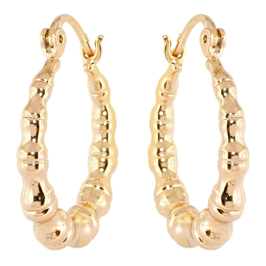 Сережки Xuping Позолота 18K замок-шпилька Фігурні кільця ø 2.4см фото №1 Сережки Xuping Позолота 18K замок-шпилька Фігурні кільця ø 2.4см фото №1