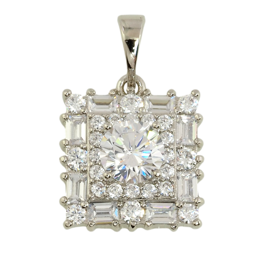 Кулон Xuping Родій Інкрустація цирконієм для ланцюжка до 5мм фото №1