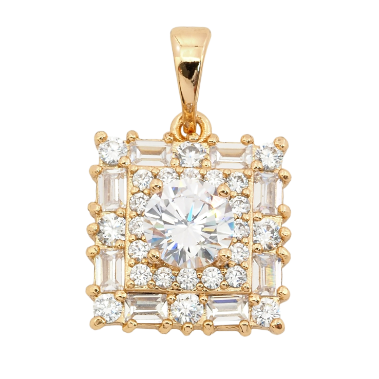 Кулон Xuping Позолота 18K Інкрустація цирконієм для ланцюжка до 5мм фото №6