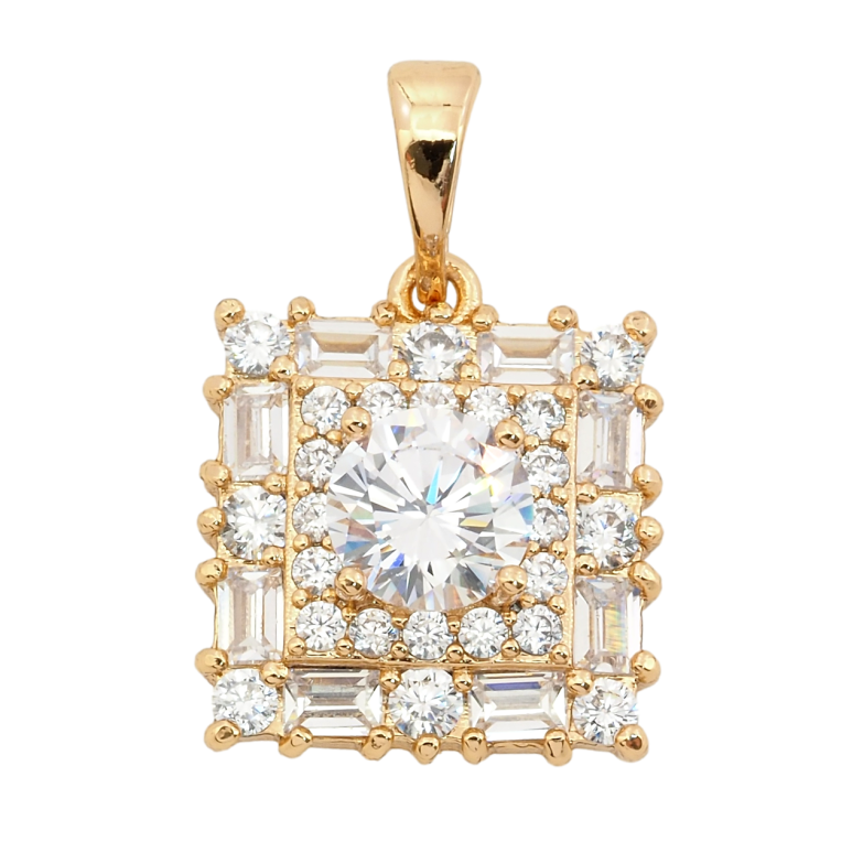 Кулон Xuping Позолота 18K Інкрустація цирконієм для ланцюжка до 5мм фото №10