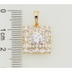 Кулон Xuping Позолота 18K Інкрустація цирконієм для ланцюжка до 5мм фото №2