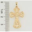 Кулон Xuping Позолота 18K Крест с Распятием для цепочки до 5мм фото №2