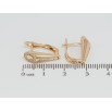 Серьги Xuping Позолота 18K английский замок Узор цирконием фото №2