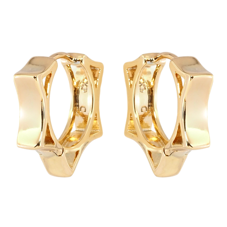 Серьги Xuping Позолота 18K колечки Фигурные фото №1