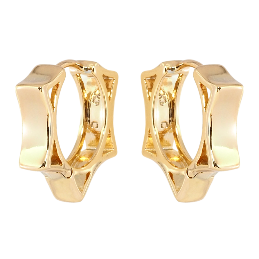 Серьги Xuping Позолота 18K колечки Фигурные фото №1