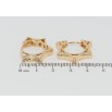 Серьги Xuping Позолота 18K колечки Фигурные фото №2